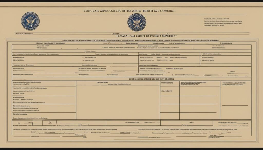 Consular Report of Birth Abroad